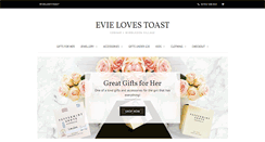 Desktop Screenshot of evielovestoast.com